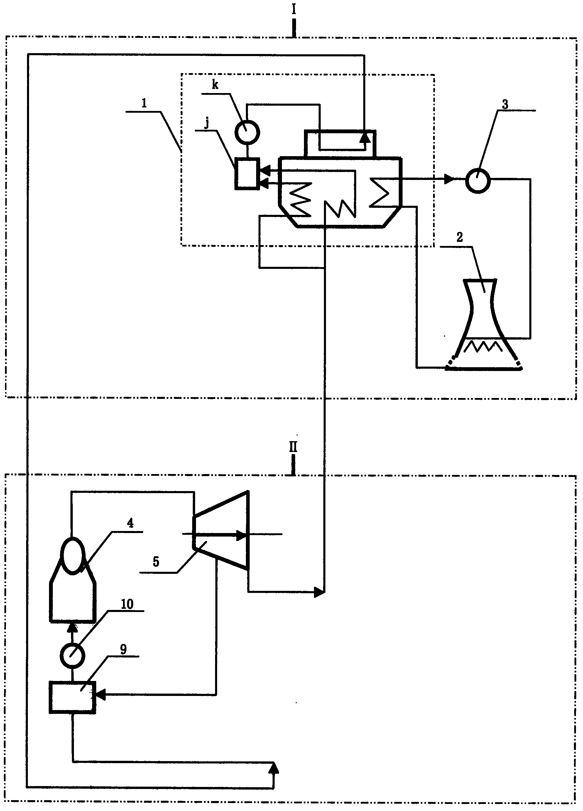 cn1967055a_利用蒸汽动力循环中的乏汽余热进行回热与对外供热技术