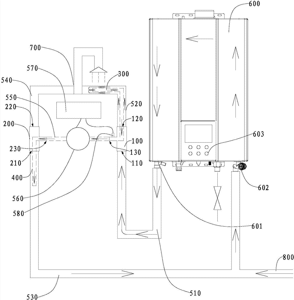 cn107449152a_燃气热水器用预热水路控制装置和燃气热水器系统在审