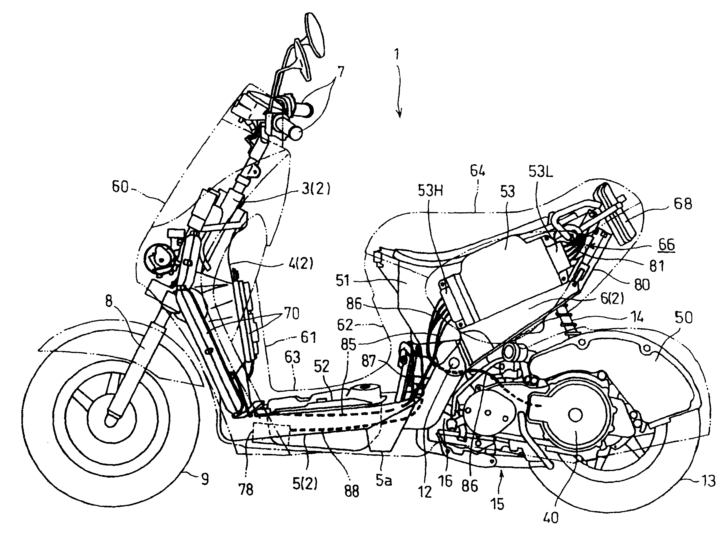 二、 摩托车各部件名称(图1-1)-新编摩托车维修-图片