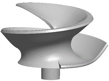 cn103195755b_一种单叶片螺旋离心叶轮有效