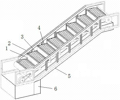 一种防水防滑的安全电动扶梯
