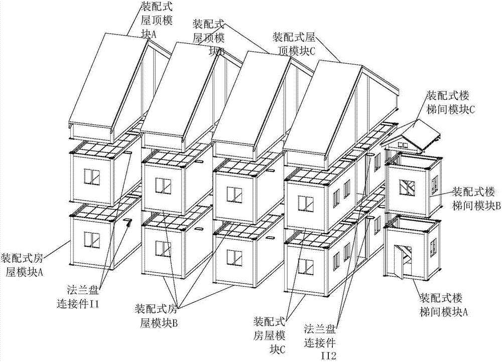 cn105863067b_一种模块化低层装配式异形柱钢结构房屋体系有效