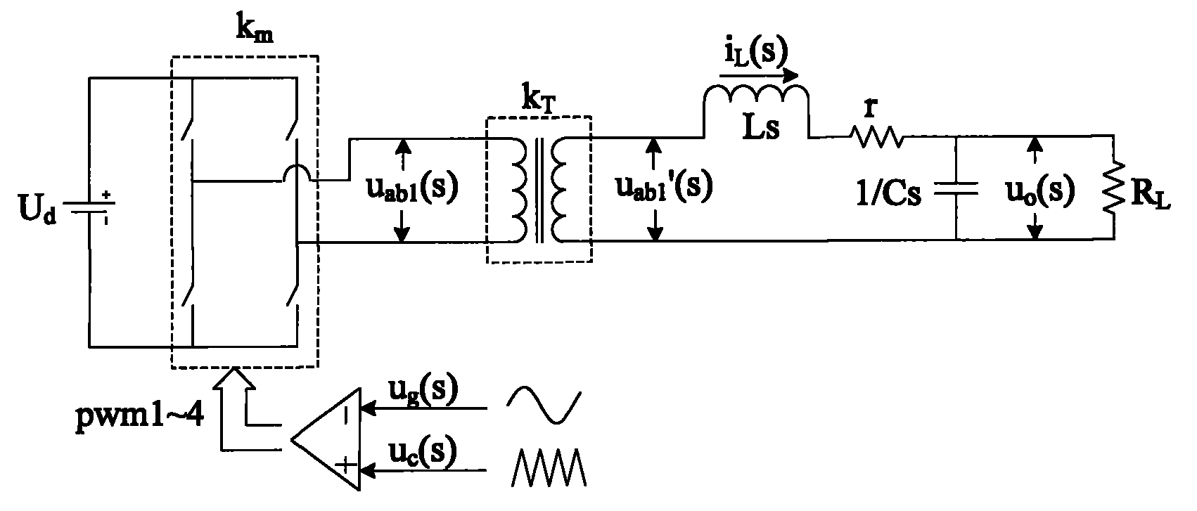 cn201266892y_一种正弦波逆变电源的隔离抗直流偏磁电路有效