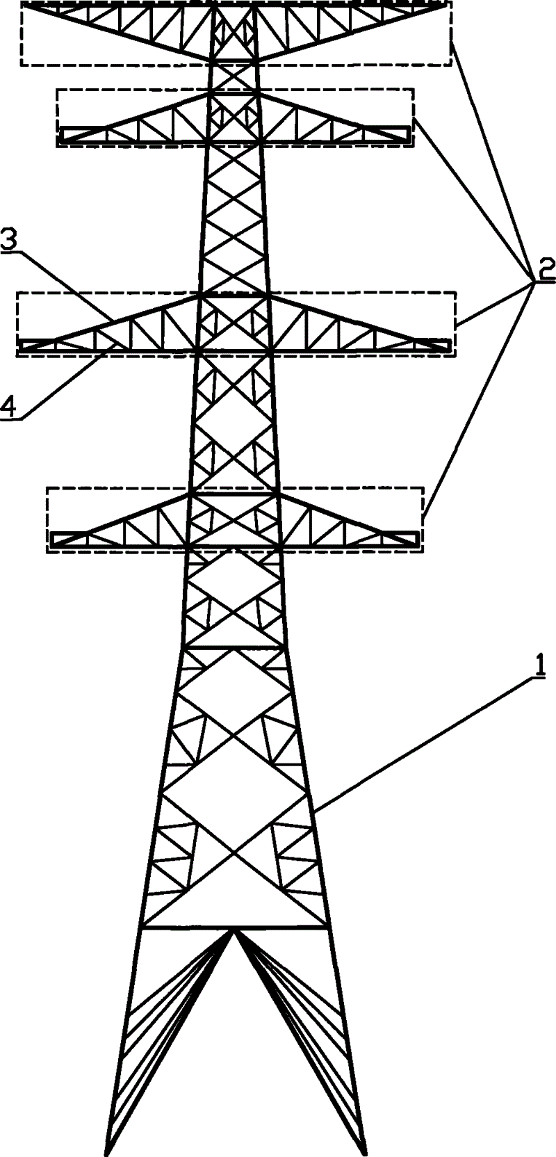 cn201521131u_多雷与重污区330kv输电线路用双回路铁塔失效