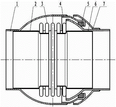 cn203703442u_一种波纹管式球形接头有效