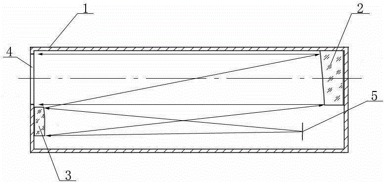 cn203773148u_用于多波段目标模拟检测的离轴双反式非球面平行光管
