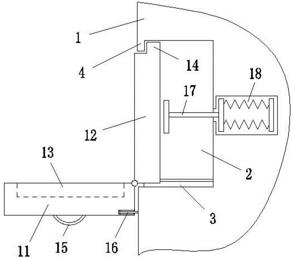 cn205219071u_一种工具箱挡灰收纳弹出结构失效