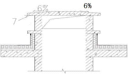 建筑屋顶排风口结构及排风帽盖板预制模板支设结构