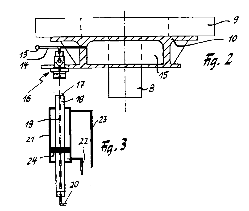 pressurised air supply to rotating concrete form table - where