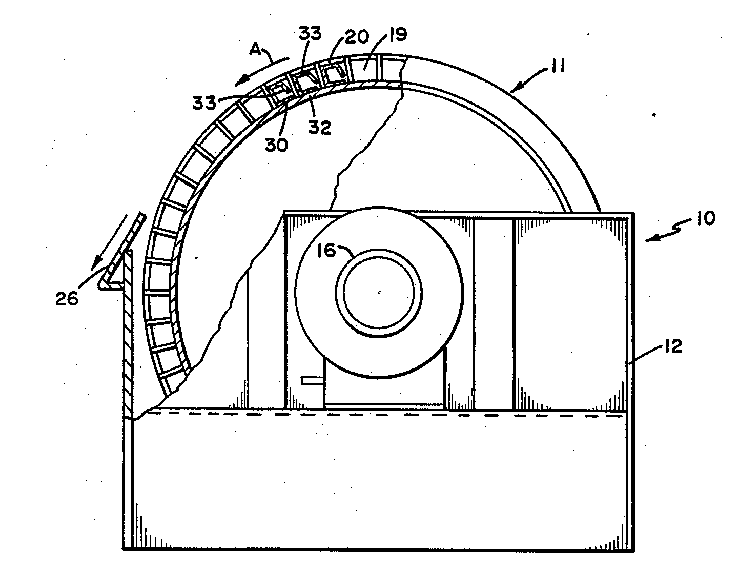 us4581139(a)_filtrate run-back baffle for rotary drum vacuum