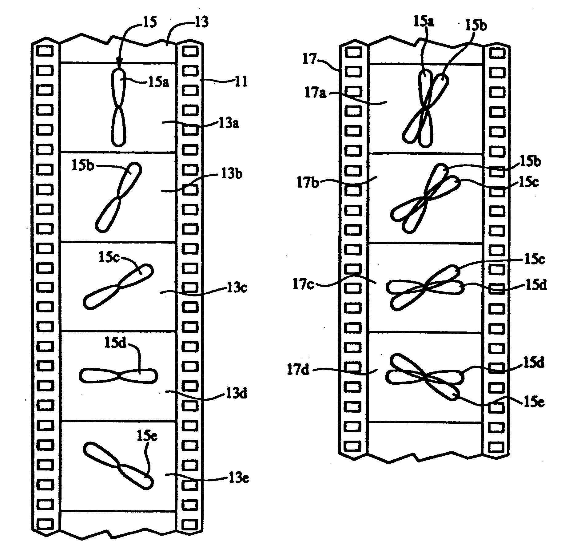 process for processing motion picture film to reduce strobing