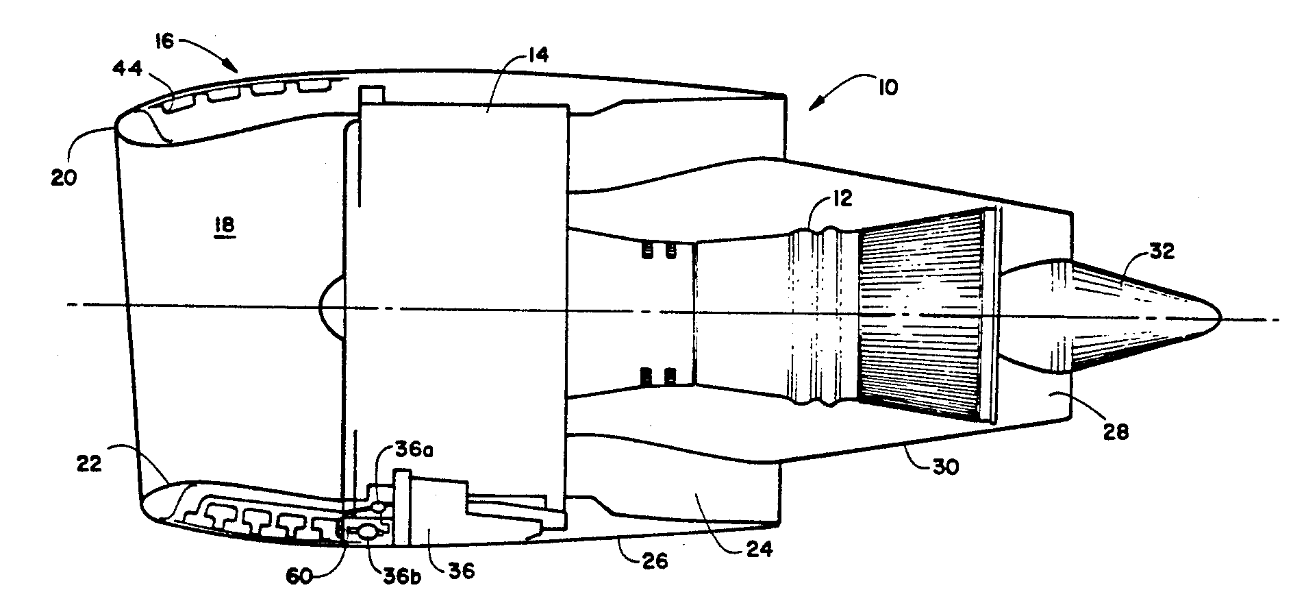 us5297765(a)_turbine engine nacelle laminar flow control