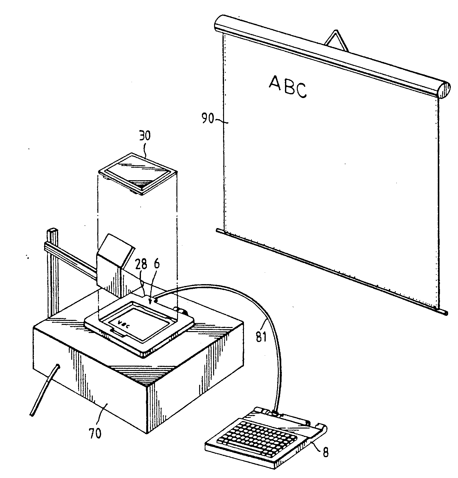 laptop简笔画,简笔画 us5041965(a)_laptop computer with detachable display for over